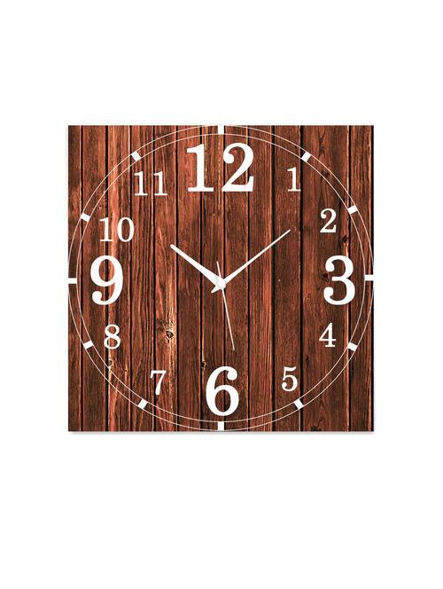 mdf square shape analog wall clock - 14558912 - Very Small Image - 1