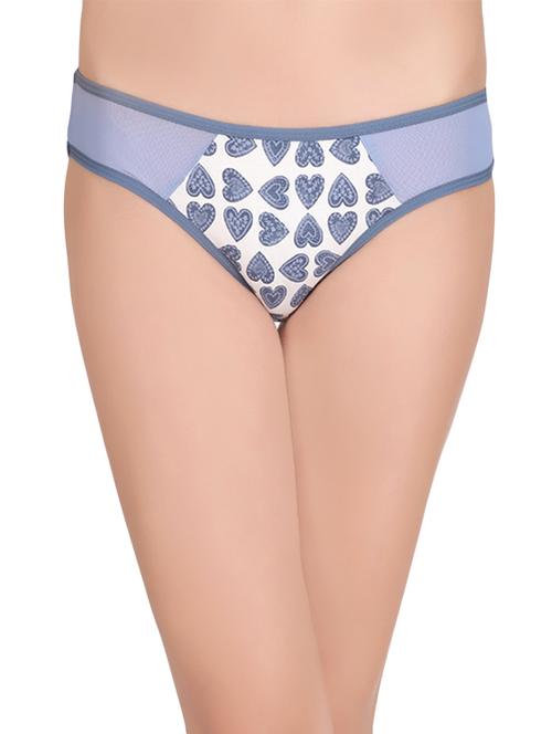 blue printed bikini panty - 14559674 - Very Small Image - 1