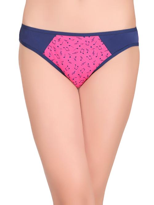 pink printed bikini panty - 14559677 - Very Small Image - 1