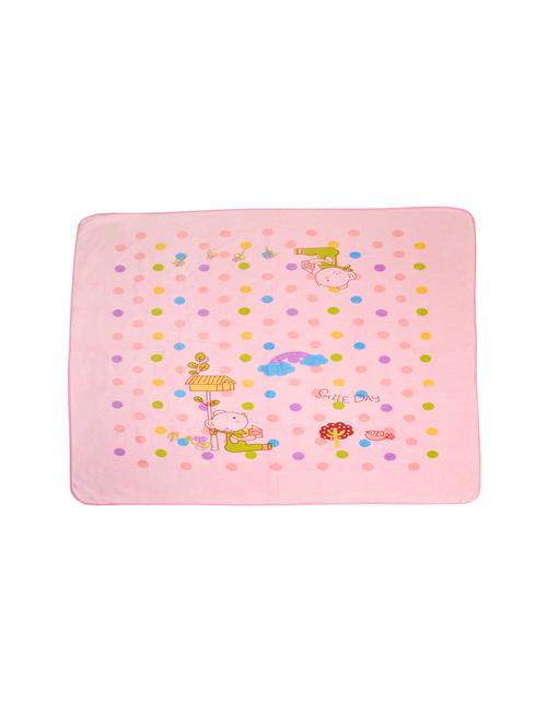 pink printed blanket - 14562573 - Very Small Image - 1