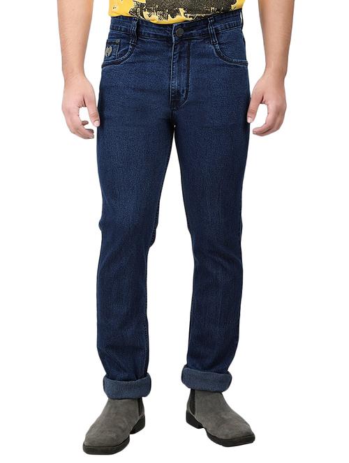 blue denim plain jeans - 14563531 - Very Small Image - 1