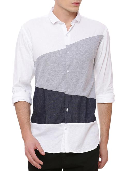 multi colored cotton casual shirt - 14564368 - Very Small Image - 1