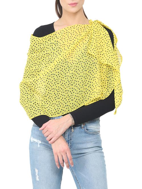 yellow polyester stole - 14564638 - Very Small Image - 1