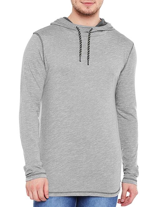 grey cotton t-shirt - 14565335 - Very Small Image - 1