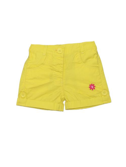 yellow cotton shorts - 14566171 - Very Small Image - 1