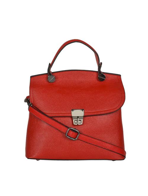 red leatherette handbag - 14566531 - Very Small Image - 1