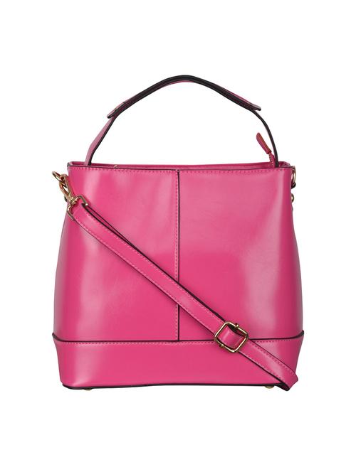 pink leatherette handbag - 14566570 - Very Small Image - 1