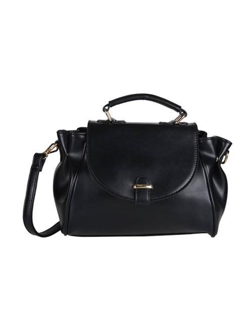 black leatherette sling bag - 14566612 - Very Small Image - 1