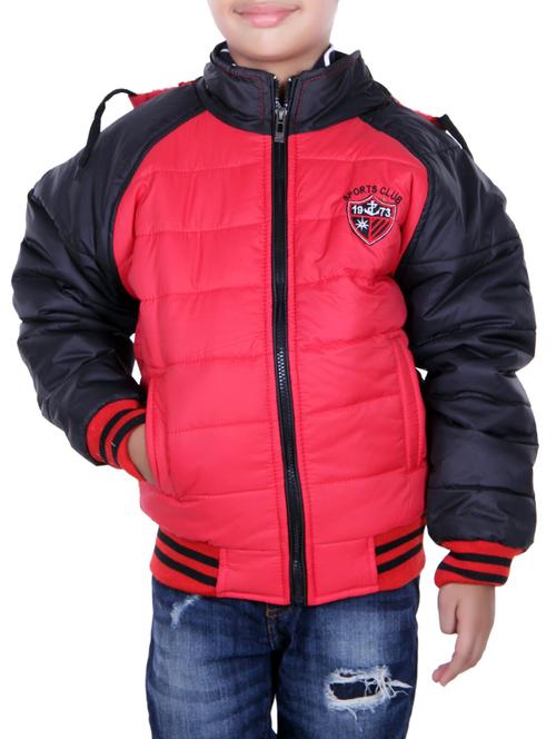 red polyester jacket - 14566821 - Very Small Image - 1