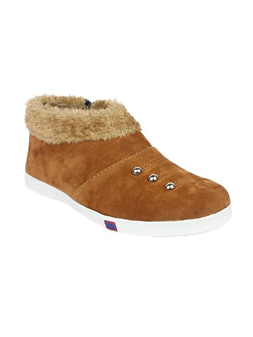 brown suede ankle boot - 14567682 - Very Small Image - 1