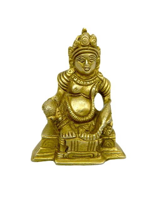 decorative brass statue of kuber handicrafts product - 14569518 - Very Small Image - 1