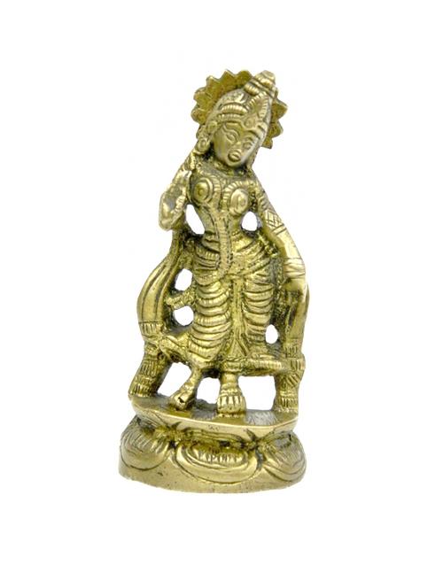 decorative brass statue of lady handicrafts product - 14569569 - Very Small Image - 1