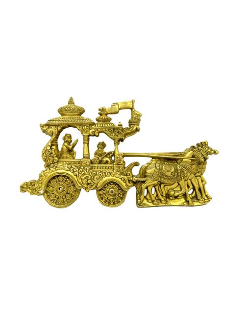traditional decorative brass arjun rath handicrafts product - 14569611 - Very Small Image - 1