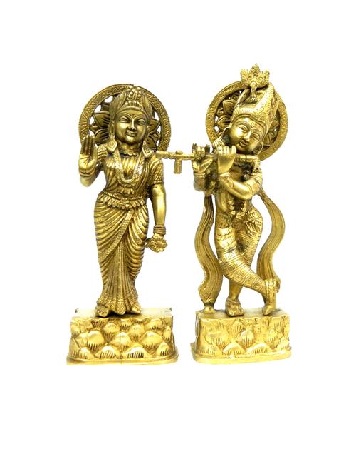 decorative standing radha krishna handicrafts product - 14569627 - Very Small Image - 1