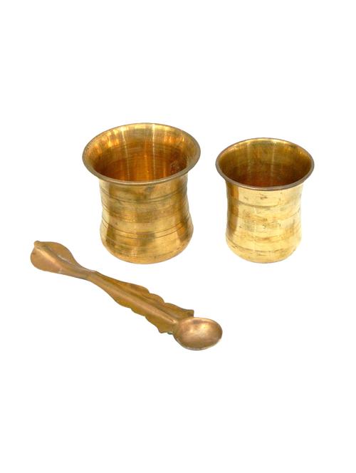 decorative copper aachmani with pot handicrafts product - 14569710 - Very Small Image - 1