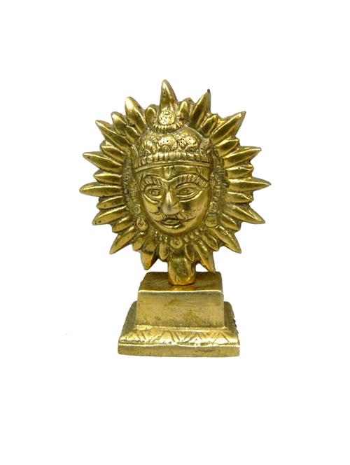 decorative brass statue of sun handicrafts product - 14569733 - Very Small Image - 1