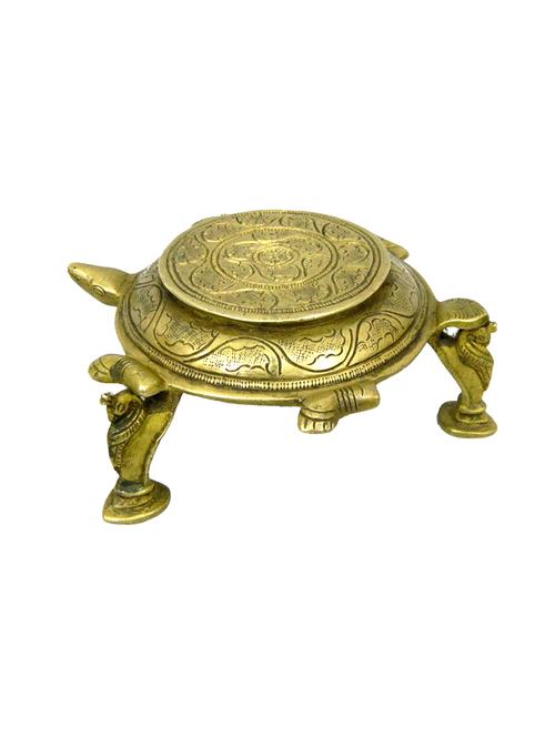decorative brass tortoise bajath handicrafts product - 14569745 - Very Small Image - 1