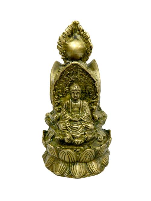decorative brass statue of buddha handicrafts product - 14569809 - Very Small Image - 1