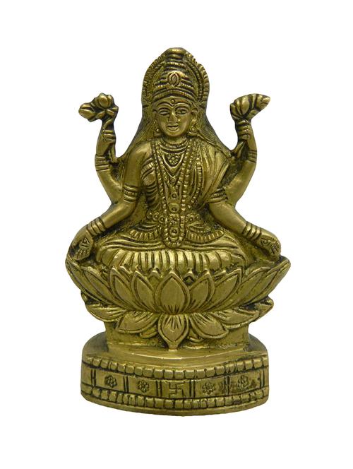decorative brass laxmi standing handicrafts product - 14569820 - Very Small Image - 1