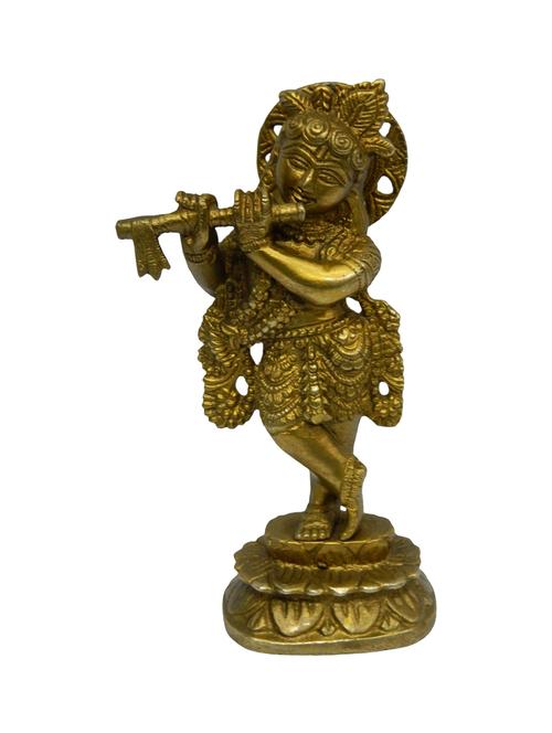 decorative statue of standing krishna handicrafts product - 14569849 - Very Small Image - 1