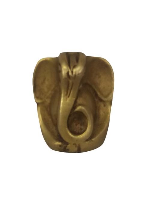 decorative brass small religious god idol of ganesh handicrafts product - 14569984 - Very Small Image - 1