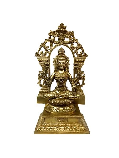 decorative brass statue of laxmi handicrafts product - 14569996 - Very Small Image - 1