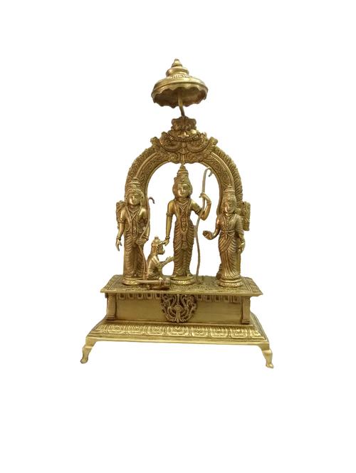 decorative brass statue of ram darbar handicrafts product - 14570048 - Very Small Image - 1