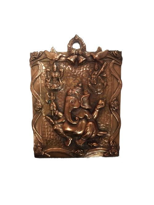 decorative black metal ganesh wall hanging handicrafts product - 14570059 - Very Small Image - 1