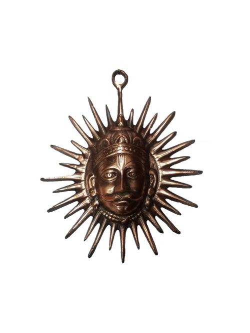 decorative black metal sun face wall hanging handicrafts product - 14570068 - Very Small Image - 1
