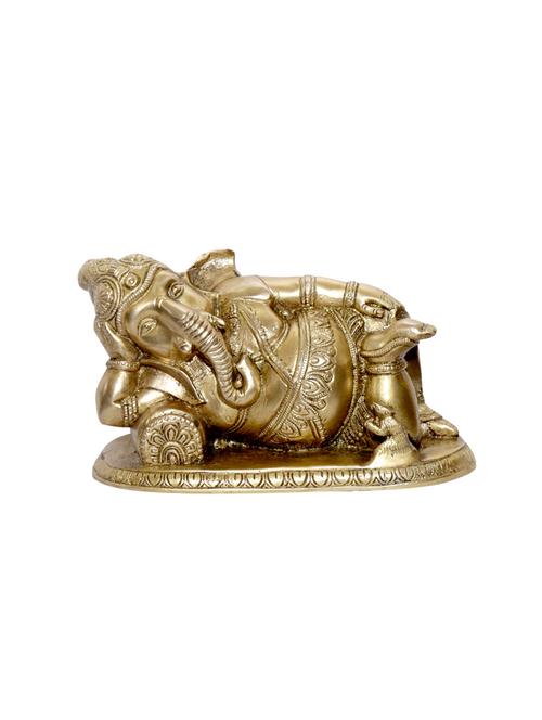 decorative statue of bal sleeping ganesh handicrafts product - 14570107 - Very Small Image - 1