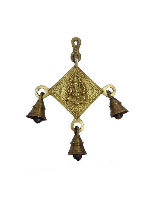 decorative brass ganesh bell hanging handicrafts product - 14570158 - Very Small Image - 1