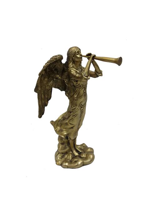 decorative statue of flying girl(angel) with bugal handicrafts product - 14570171 - Very Small Image - 1