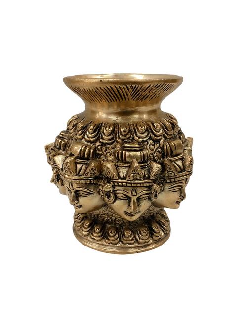decorative man face pot handicrafts product - 14570205 - Very Small Image - 1
