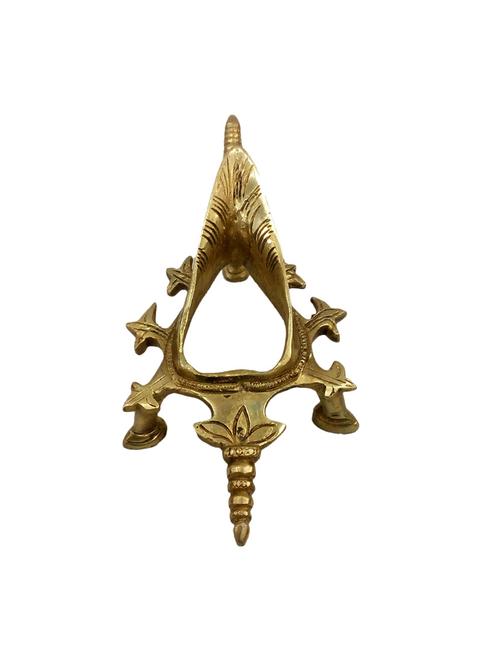 decorative brass shankh stand handicrafts product - 14570219 - Very Small Image - 1