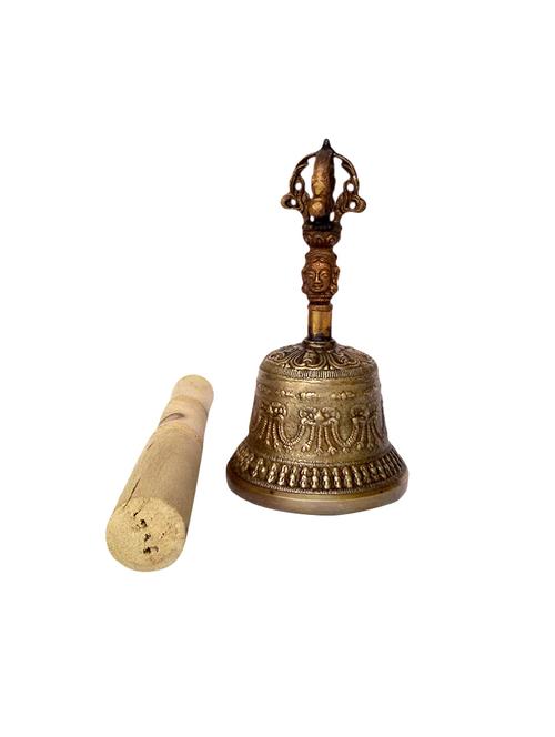 decorative brass nepali bell handicrafts product - 14570228 - Very Small Image - 1
