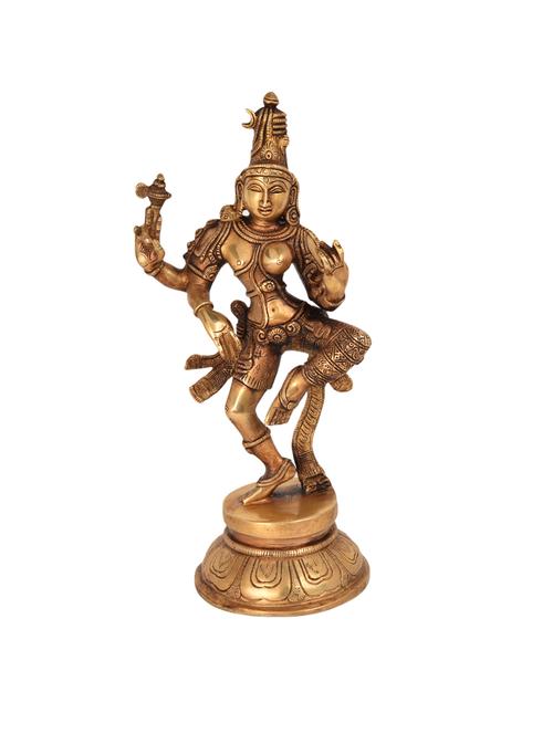 decorative brass idol of ardh nareshvar god handicrafts product - 14570383 - Very Small Image - 1