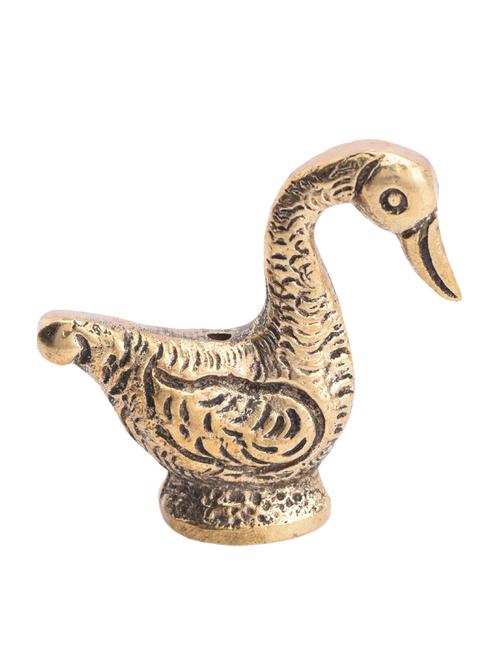 decorative brass beautiful showpiece of small duck handicrafts product - 14570458 - Very Small Image - 1