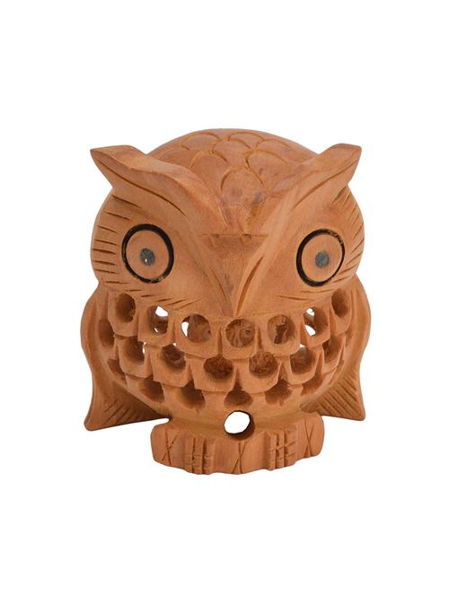 decorative wooden owl handicrafts product - 14570584 - Very Small Image - 1