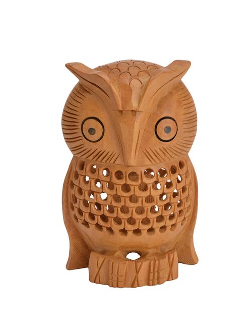 decorative wooden owl handicrafts product - 14570586 - Very Small Image - 1