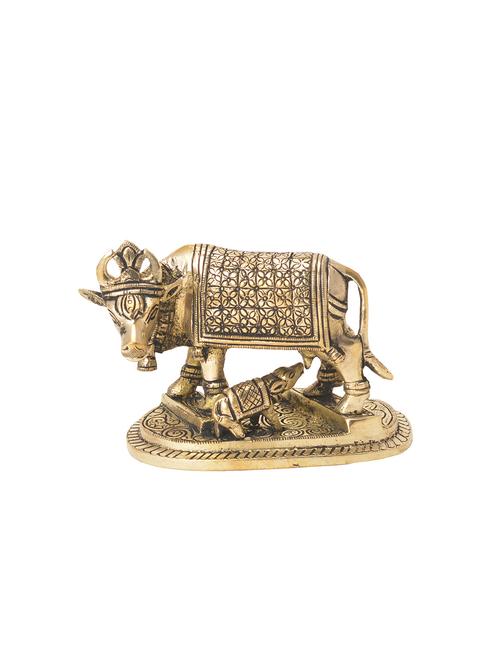 decorative showpiece of cow with its baby handicrafts product - 14571040 - Very Small Image - 1
