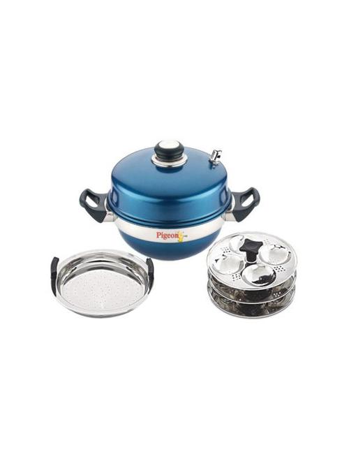 idly maker multi kadai blue - 14571431 - Very Small Image - 1