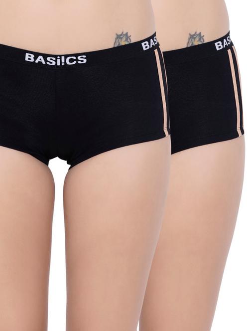 set of 2 low rise boy shorts - 14572810 - Very Small Image - 1