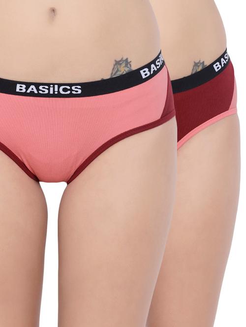 set of 2 multicolored hipster panties - 14572818 - Very Small Image - 1