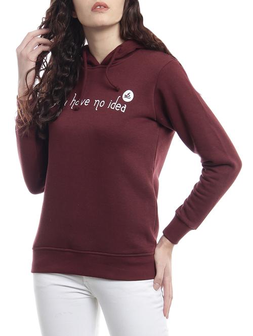 maroon hooded sweatshirt - 14572886 - Very Small Image - 1