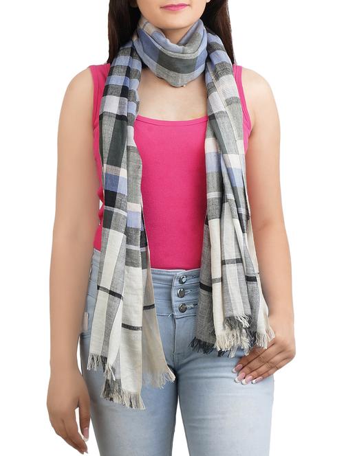 multi colored viscose stole - 14573380 - Very Small Image - 1