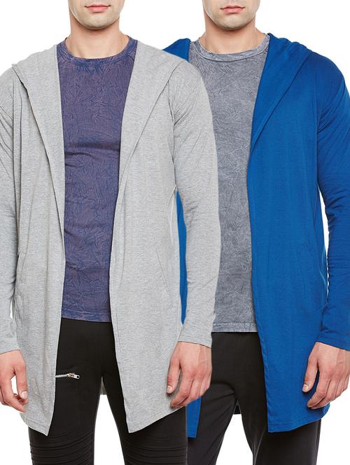 multi colored cotton shrug (set of 2) - 14573604 - Very Small Image - 1