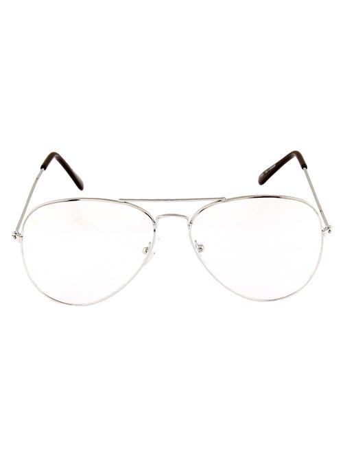full frame aviator silver spectacle vespl s-0024 (size-60) - 14574338 - Very Small Image - 1