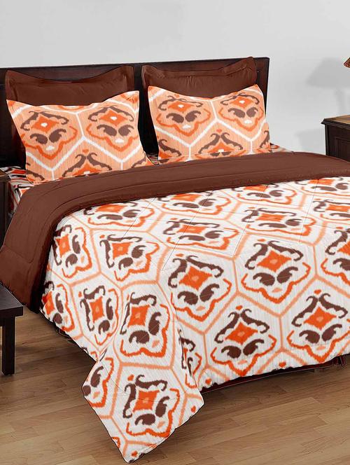 double bed comforter with double bedsheet with 2 pillow covers - 14574662 - Very Small Image - 1