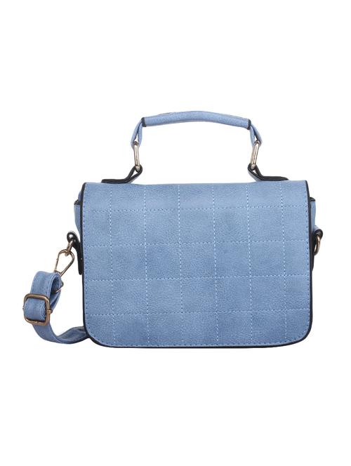 blue leatherette regular sling bag - 14576438 - Very Small Image - 1