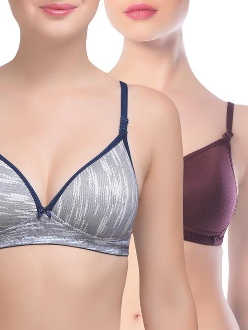 set of 2 multi colored bras - 14580074 - Very Small Image - 1
